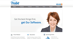 Desktop Screenshot of probitsoftware.com