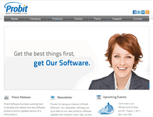 Tablet Screenshot of probitsoftware.com